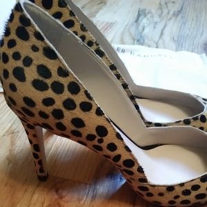 Loeffler Randall Shoes Cheetah Calf Hair Size 9